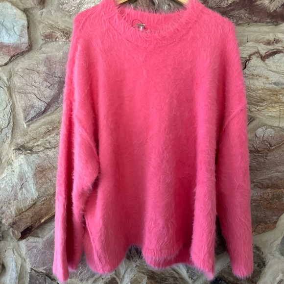 Free people Harrison Bunny Crew in pink size Large - Picture 8 of 8